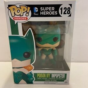 𝅺poison Ivy Imposter DC Comics Super Heroes - Funko Pop Figure # 128 New